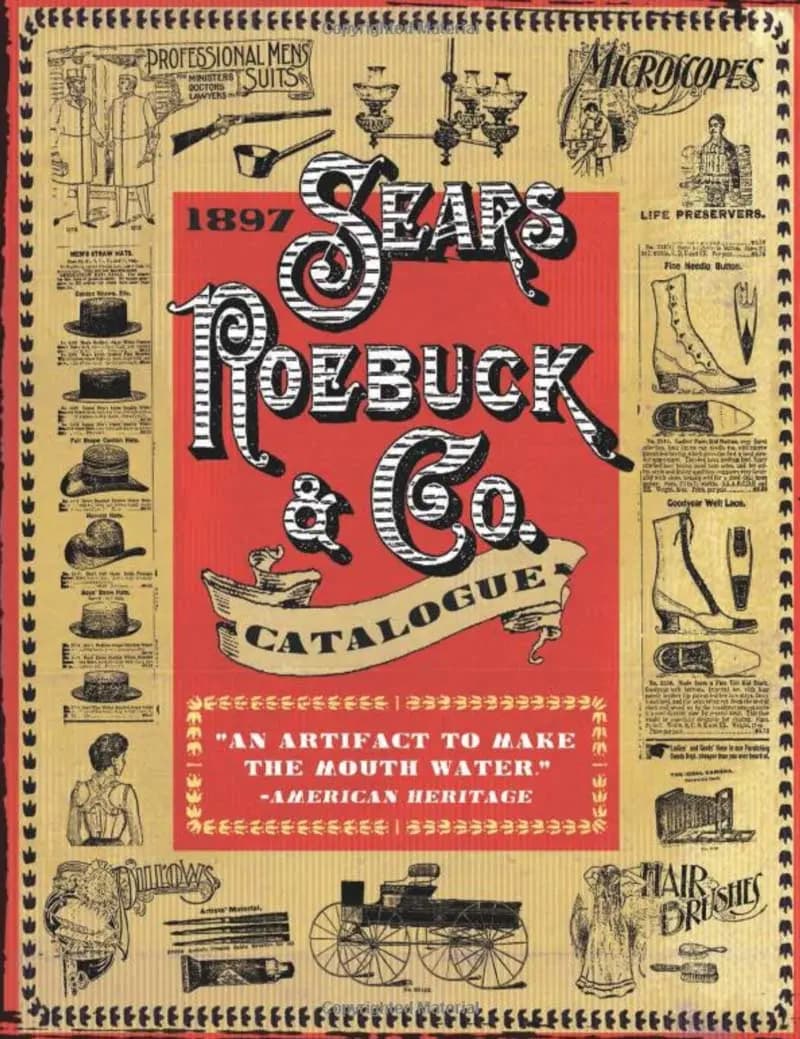 Sears Roebuck & Co. catalog from 1896