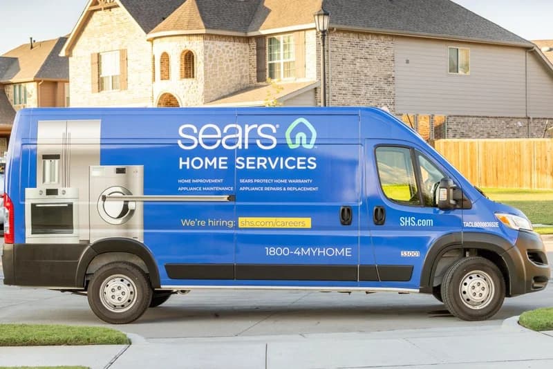 Sears Home Services van from 1998