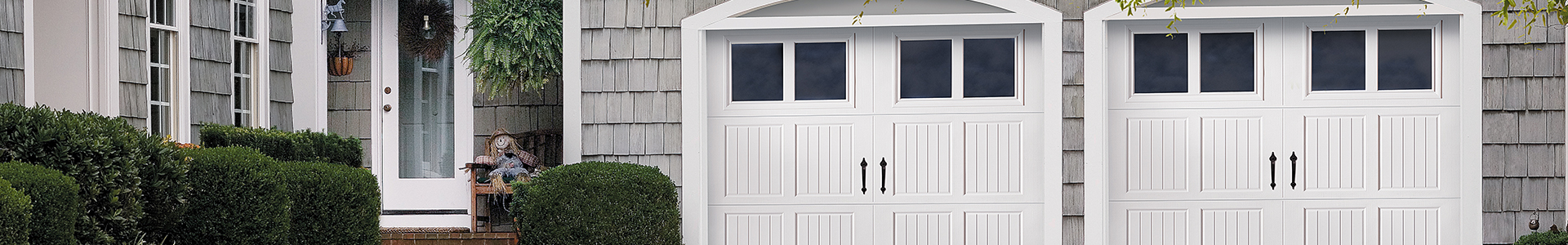 Premium garage door styles
